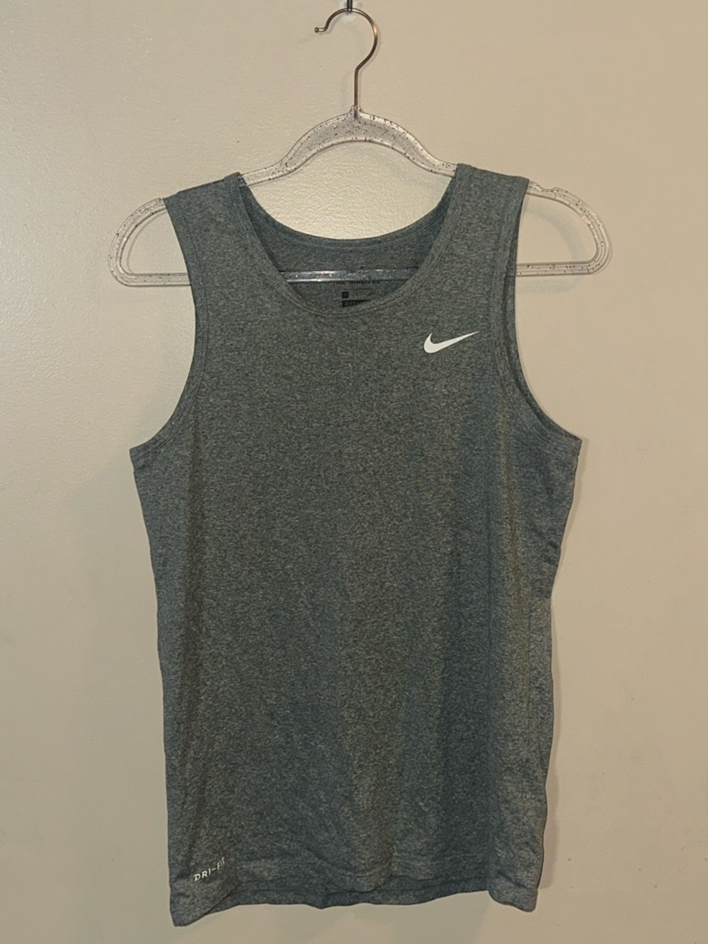Nike Small Gray Dri Fit “The Nike Shirt” Tank Top